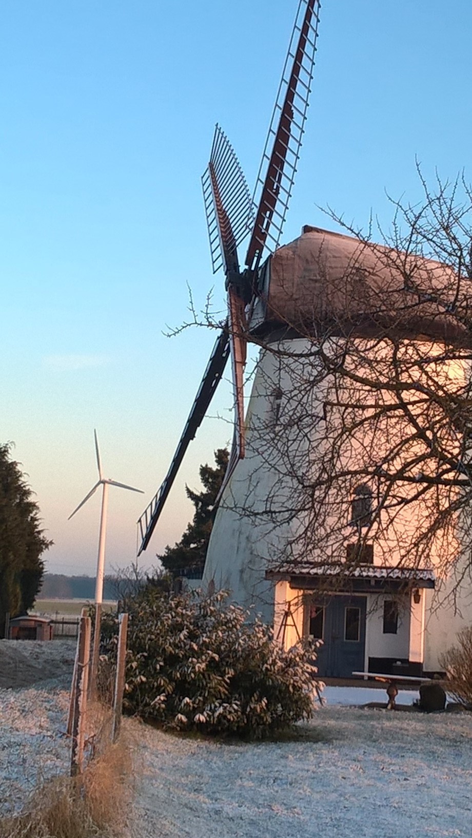 Wittingen Ohrdorf Windmühle Schnee